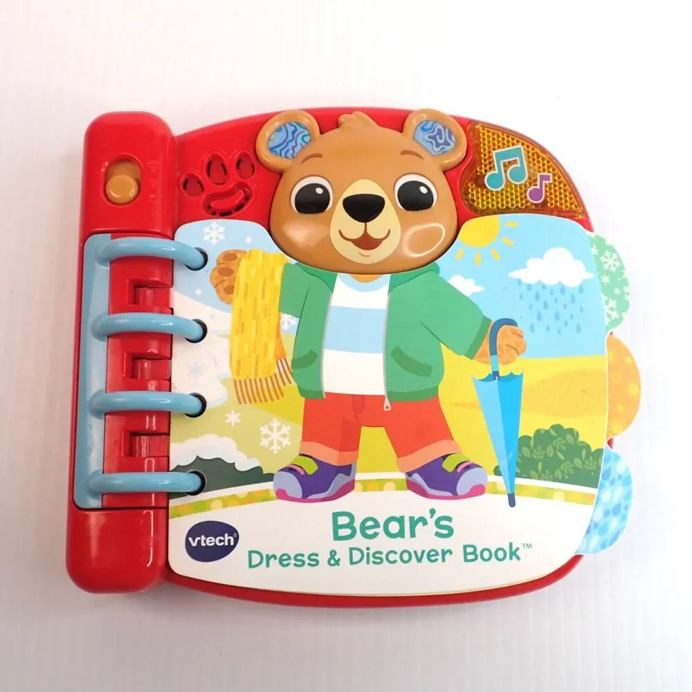 VTech Bear's Dress & Discover Electronic Learning Book Toy 2022